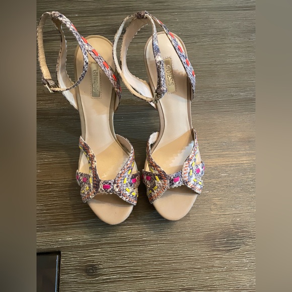 Guess Snakeskin Platform Sandal - Picture 6 of 6